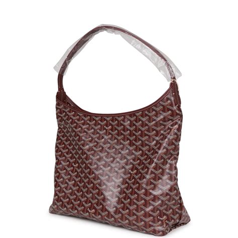 goyard boheme burgundy|burgundy goyardine hobo.